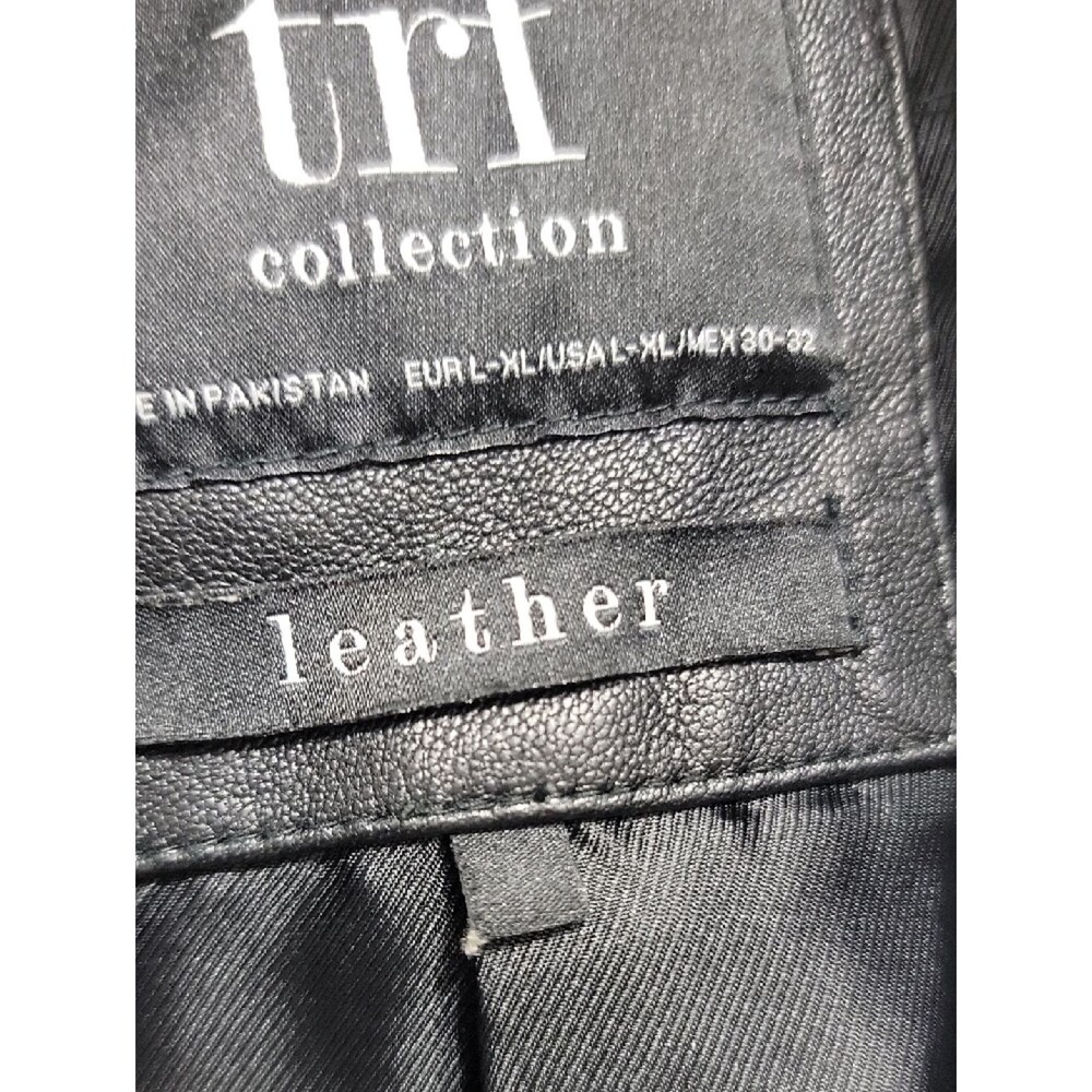 Zara Bikercore Super Soft Genuine Black Leather Biker Jacket with Zip Details - Picture 16 of 16